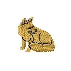 Price Drop Fox Embroidery Design