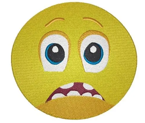 Buy Direct Mean Emoticon Embroidery Design