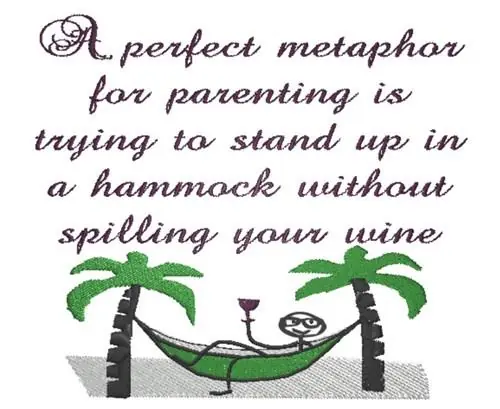 Parenting Metaphor Embroidery Design Wholesale