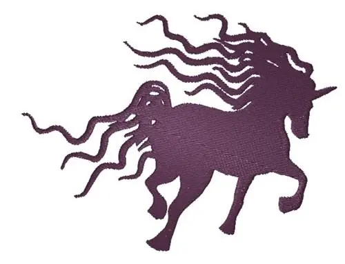 Unicorn Silhouette Embroidery Design Special Discount