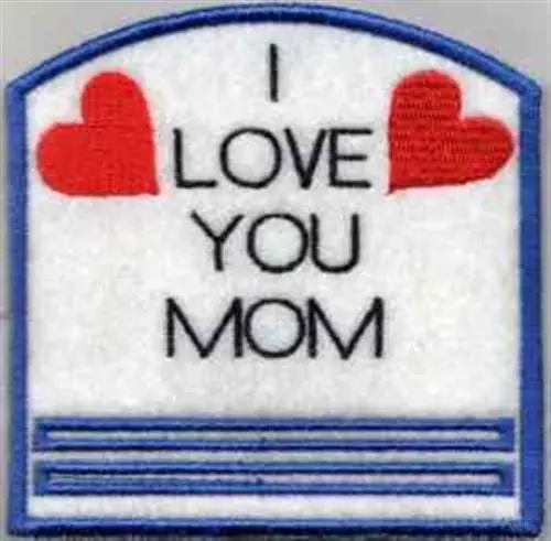 Price Cut Love Mom Holder Embroidery Design