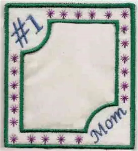 Best Seller 1 Mom Frame Embroidery Design