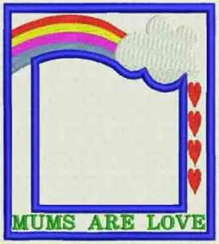One Day Deal Mums Are Frame Embroidery Design