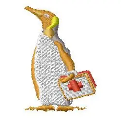 Penguin Embroidery Design Big Sale