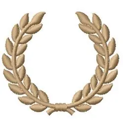 In Demand Laurel Wreath Embroidery Design