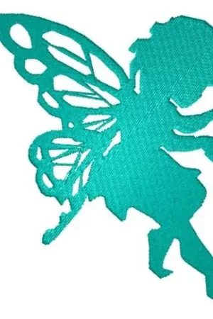 Baby Fairy Silhouette Embroidery Design One Day Deal