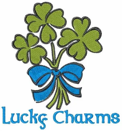 Lucky Charm Embroidery Design Brand New