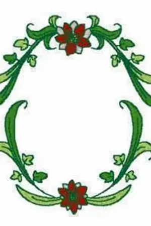 1 Letter Monogram Frame Embroidery Design Secure Checkout