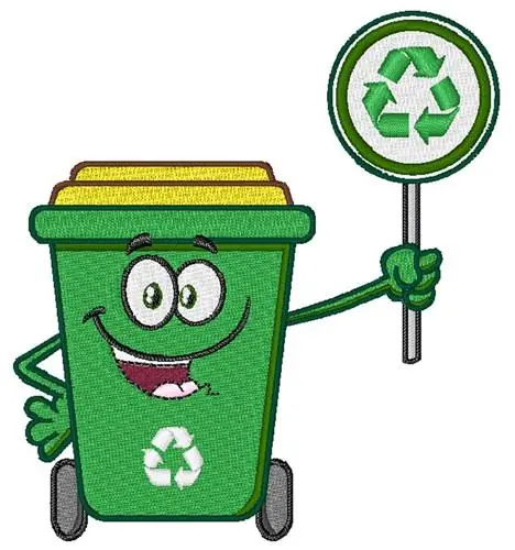 Recycle Trash Embroidery Design Time-Limited