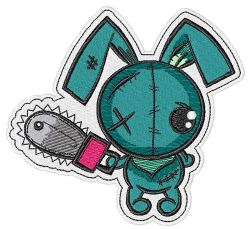Super Sale Killer Rabbit Embroidery Design