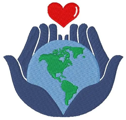 Hold The World Embroidery Design Grab Now