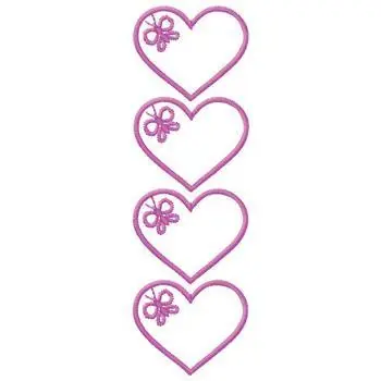 Direct From Manufacturer Heart Border Embroidery Design