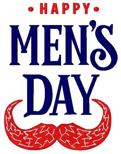 Happy Mens Day Embroidery Design Affordable