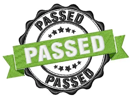 Limited Edition Passed Embroidery Design