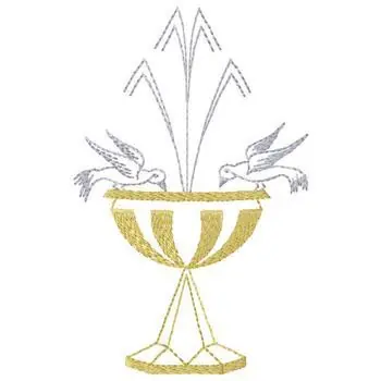 Sale Chalice And Doves Embroidery Design