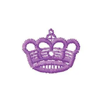 Holiday Sale Crown Embroidery Design