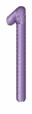 Warranty Included Crafty Font 1 Embroidery Design