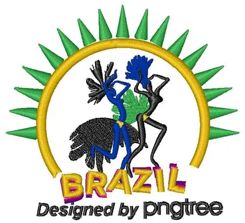 Brazilian Dancers Embroidery Design New Release