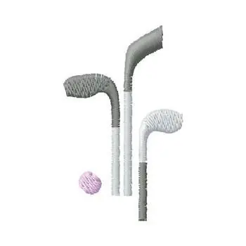 Discount Golf Clubs Embroidery Design