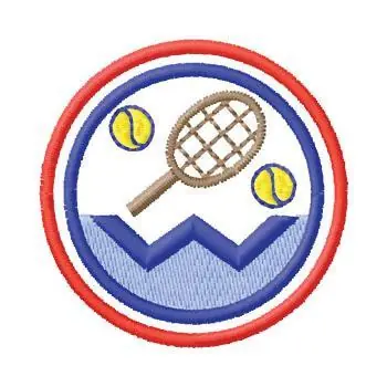Limited Time Tennis Embroidery Design