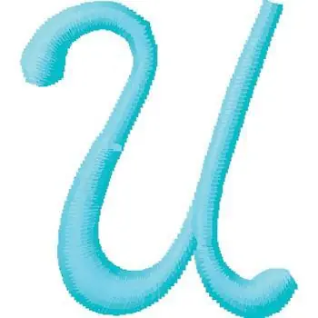 Upper case alphabet Embroidery Design Next Day Delivery