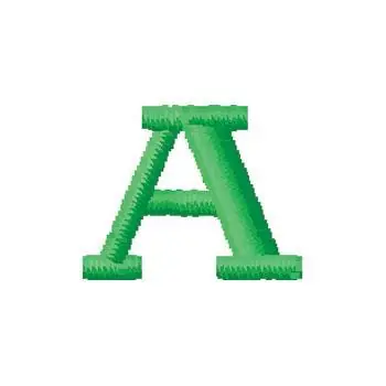 Upper case alphabet Embroidery Design Hassle-Free Returns