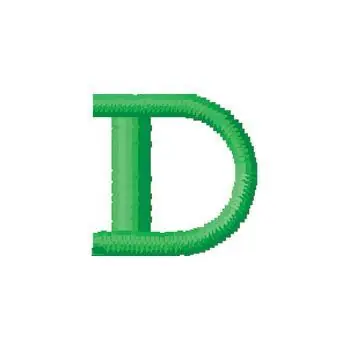 Upper case alphabet Embroidery Design Next Day Delivery