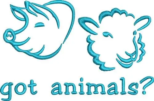 Got Animals? Embroidery Design Save Now