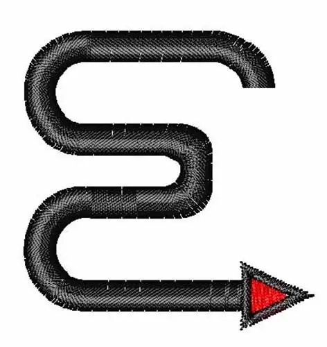 Best Choice Which Way Font E Embroidery Design