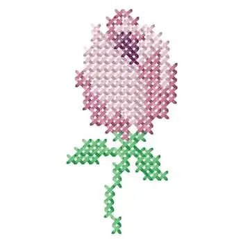 Authentic Flower Bud Embroidery Design