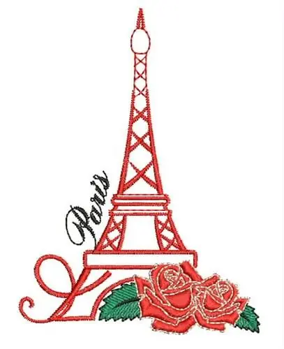 Bulk Order Paris Tower Embroidery Design