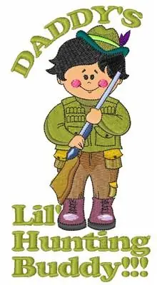 In Demand Lil Hunting Buddy Embroidery Design