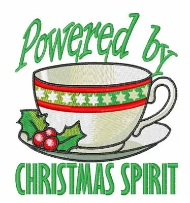 Christmas Spirit Embroidery Design Express Delivery