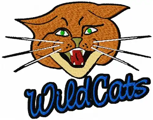 Wildcats Mascot Embroidery Design One Day Deal