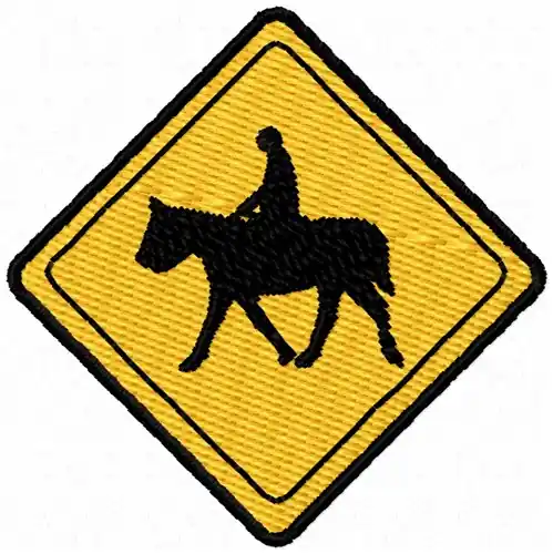 Order Now Horse Crossing Embroidery Design