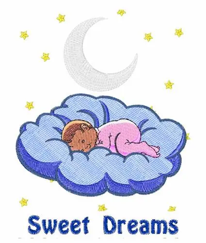 Final Sale Sweet Dreams Embroidery Design