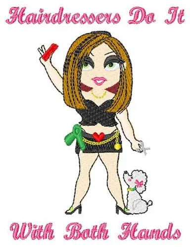 Limited Edition With Both Hands Embroidery Design
