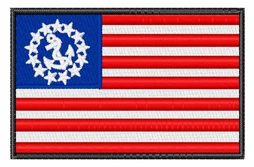 Yacht Club Flag Embroidery Design Sale