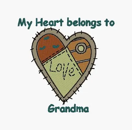 Hot Deal My Heart Belongs Embroidery Design
