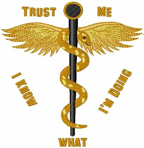 Get Yours Trust Me Embroidery Design