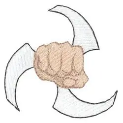 Brand New Okinawan Karate Embroidery Design