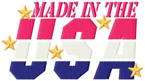 Premium Made in the USA Embroidery Design
