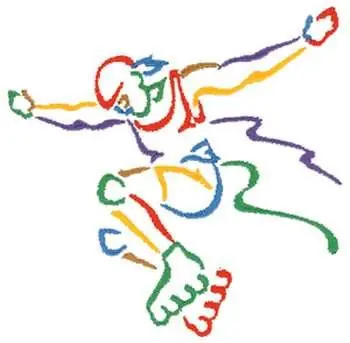 Small In line Skater Embroidery Design Original