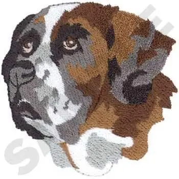 St. Bernard Embroidery Design Top Rated