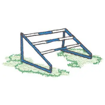 Wholesale Triple Bar Jump Embroidery Design