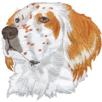 Deal English Setter Embroidery Design