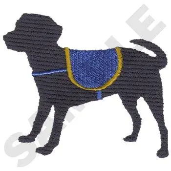 Trending Service Dog Embroidery Design