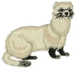 Black-Footed Ferret Embroidery Design Free Returns