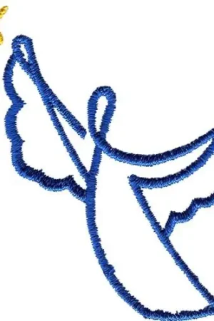 Abstract angel Embroidery Design Professional Grade