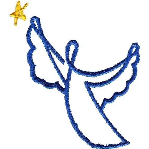 Abstract angel Embroidery Design Professional Grade